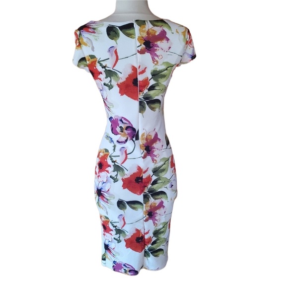 1950s style Vintage Chic‎ Floral Bodycon Dress - Picture 4 of 4